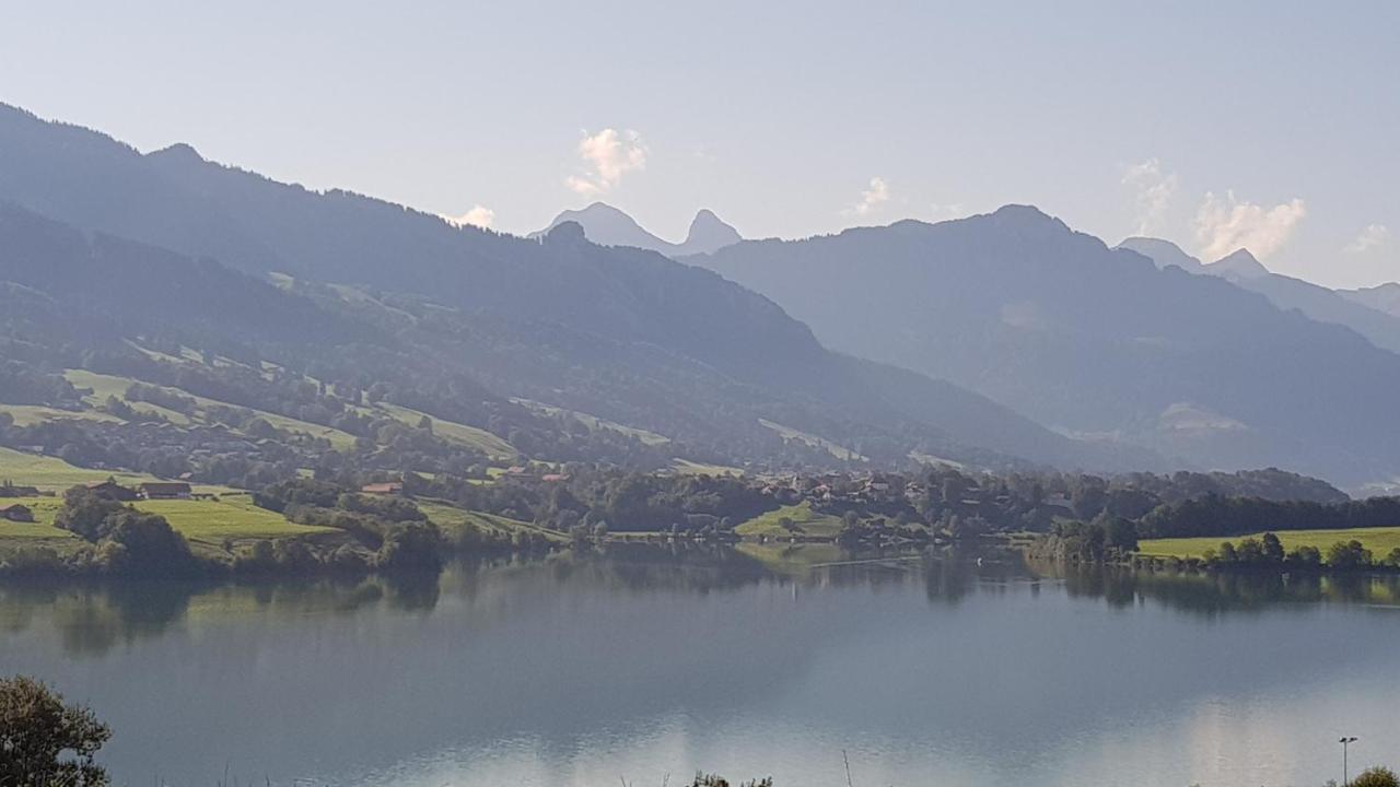 Petite Maison Sur La Colline Du Gibloux: 1Chambre,1 Salon Et Salle De Bain Prives Au Rez De Chausse, Piscine Exterieur Et Bbq , Le Châtelard-Montreux Exteriér fotografie